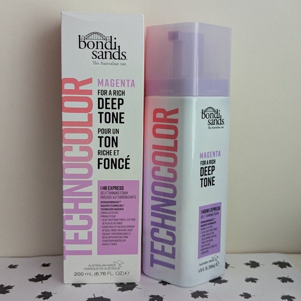 Bondi Sands Technocolor 1 Hour Express Self Tanning Foam Magenta - Deep Tone